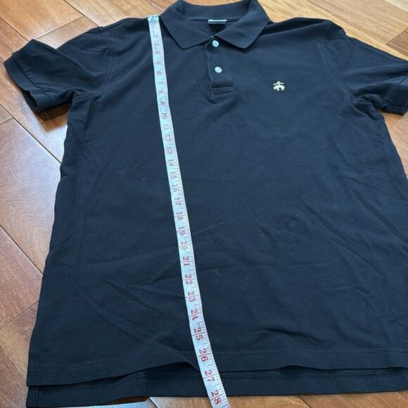 Brooks Brothers 1818 Mens Large Black Short Sleeve Polo Shirt size L - Picture 8 of 8